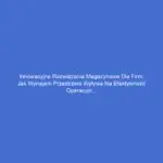 Innowacyjne rozwiązania magazynowe dla firm: Jak wynajem przestrzeni wpływa na efektywność operacyjną