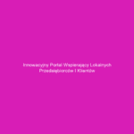 Innowacyjny portal wspierający lokalnych przedsiębiorców i klientów