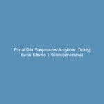 Portal dla pasjonatów antyków: odkryj świat staroci i kolekcjonerstwa