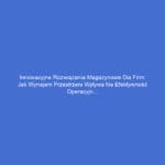 Innowacyjne rozwiązania magazynowe dla firm: Jak wynajem przestrzeni wpływa na efektywność operacyjną