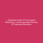 Znaczenie portalu w promowaniu recyklingu i zrównoważonego rozwoju w przemyśle złomowym