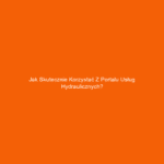 Jak skutecznie korzystać z portalu usług hydraulicznych?